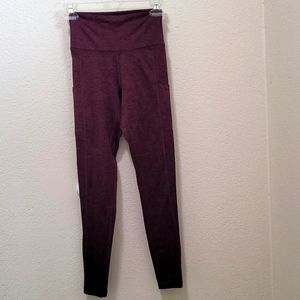 Burgundy Aerie Pocket Leggings